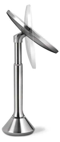 Kosmetické zrcátko Simplehuman Sensor Touch, DUAL LED osvětlení, 5x, dobíjecí, matná nerez