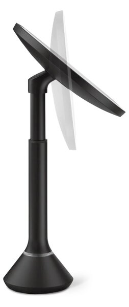 Kosmetické zrcátko Simplehuman Sensor Touch, DUAL LED osvětlení, 5x, dobíjecí, černá ocel