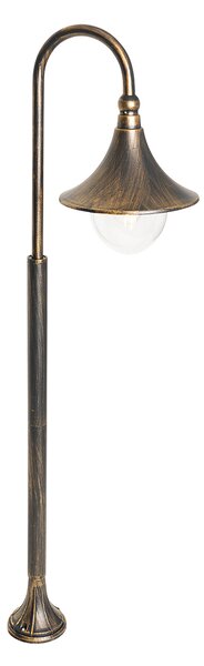 Chytrá venkovní lampa antikní zlato 125 cm IP44 vč. WiFi A60 - Daphne