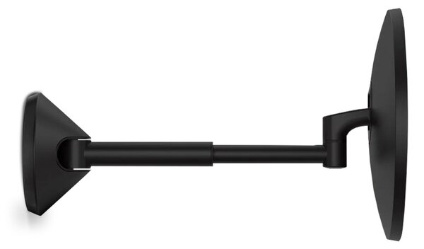 Simplehuman kosmetické zrcátko na zeď SENSOR, LED osvětlení, 5x zvětšení, síťové, černé