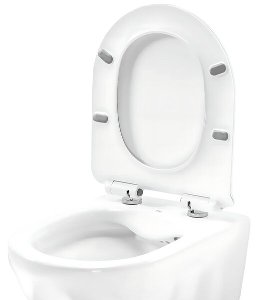 Sada závěsná WC mísa REA Gustavo Rimless + umyvadlo na desku Maya