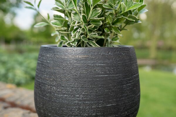 Ter Steege Sada 3 květináčů Ciana black D50 H45