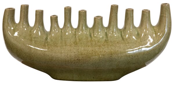 Ter Steege Váza Nine olive green D43x14 H20