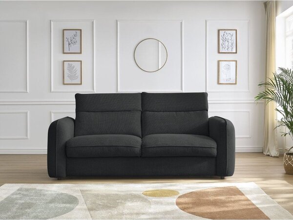 Černá pohovka 216 cm Achille – Bobochic Paris