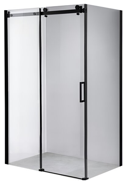 BPS-koupelny Obdélníkový sprchový kout BS15B 110x80 černá/transparent - bez vaničky