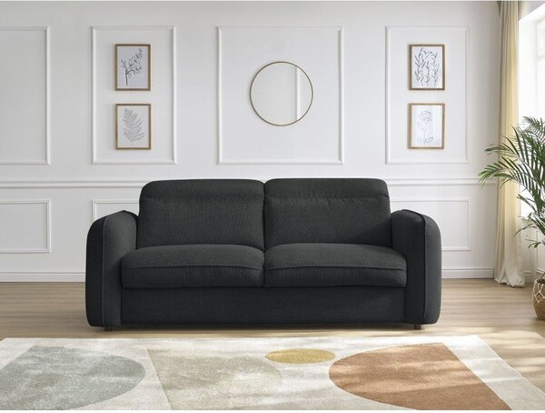 Černá pohovka 216 cm Achille – Bobochic Paris
