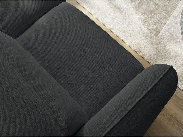 Černá pohovka 216 cm Achille – Bobochic Paris