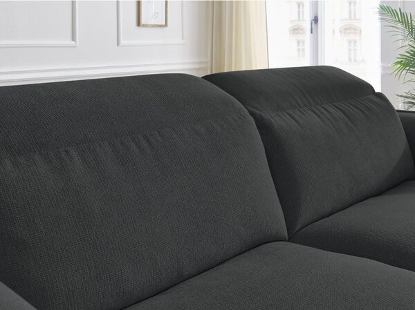Černá pohovka 216 cm Achille – Bobochic Paris