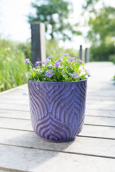 Ter Steege Sada 3 květináčů Jessie purple D27 H27