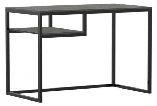 Moderní psací stůl, 120 x 60 x 75 cm, černý
