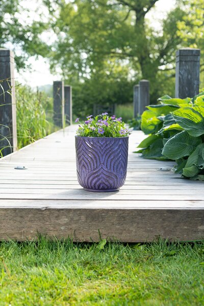 Ter Steege Sada 3 květináčů Jessie purple D27 H27