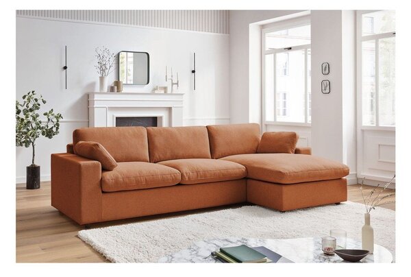 Oranžová rohová pohovka Belair – Bobochic Paris