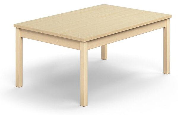 AJ Produkty Stůl DECIBEL, 1200x800x530 mm, akustická HPL deska, bříza