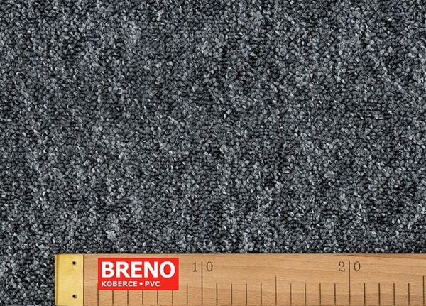 Breno Metrážový koberec IMAGO 278 tmavě šedý, šíře 400 cm, Šedá