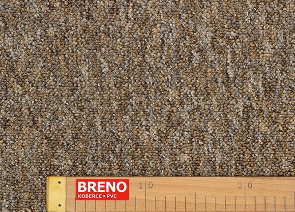 Breno Metrážový koberec IMAGO 820 hnědý, šíře 400 cm, Hnědá/Vícebarevné