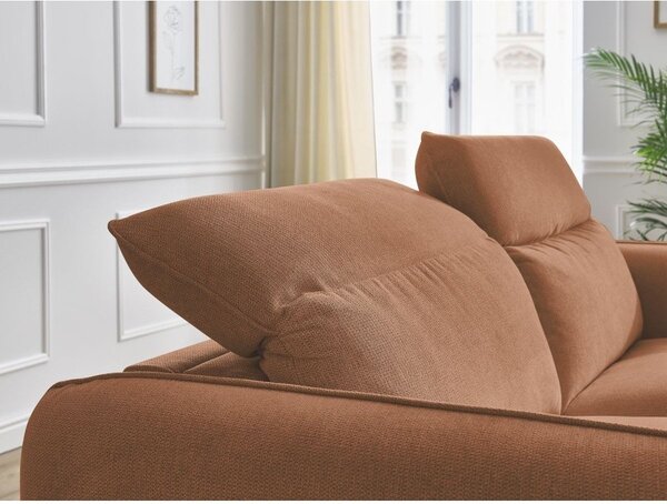 Oranžová pohovka 216 cm Achille – Bobochic Paris