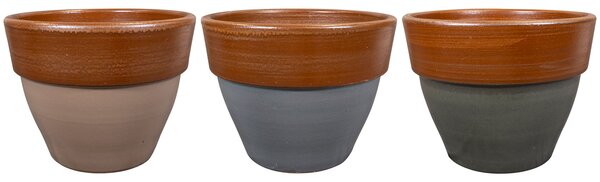 Ter Steege Paleta květináčů Sander colour D117x114 H75, 3 druhy