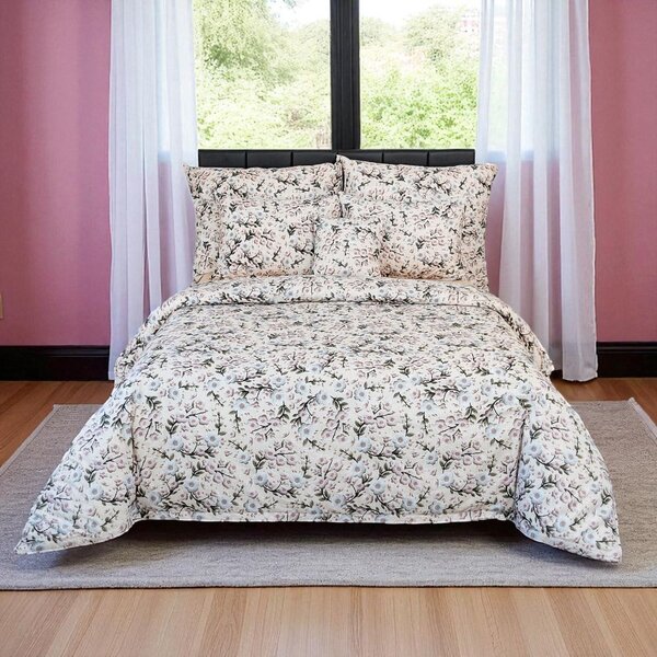 Kvalitex 5D povlečení Třešňový květ 1x 140/200, 1x 70/90cm