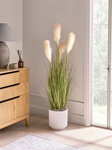 Umělá rostlina CORTADERIA GRASS 120 cm Zelená