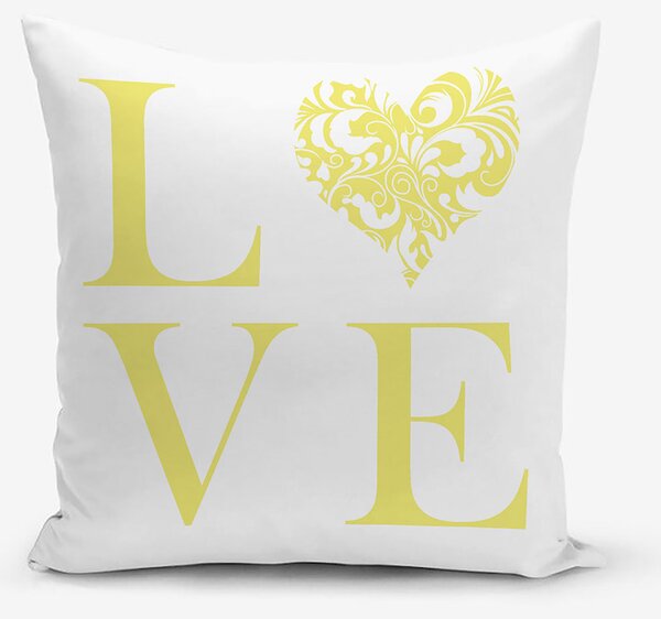 XPOSE® Set povlaků na polštář LEMON 40x40 cm - set 4ks
