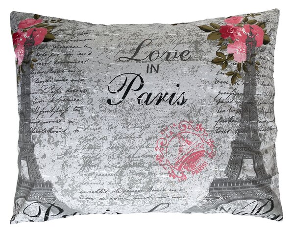 XPOSE® Bavlněný povlak na polštář PARIS - růžový 70x90 cm