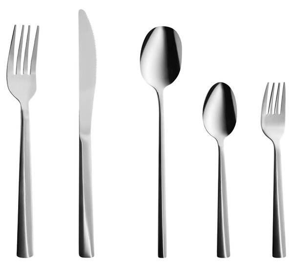 60dílná sada příborů PENNE Stříbrná