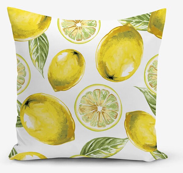 XPOSE® Set povlaků na polštář LEMON 40x40 cm - set 4ks