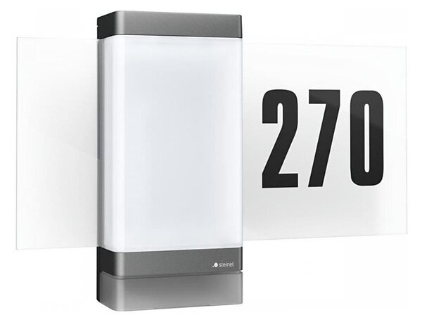 Steinel 067205 - LED Domovní číslo se senzorem L270SC LED/7,8W/230V IP44