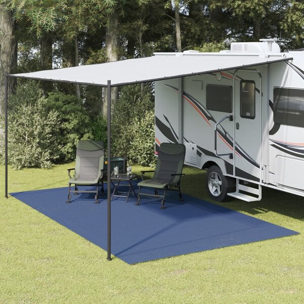 VidaXL Koberec ke stanu 5x3 m [4008492] Barva: Modrá