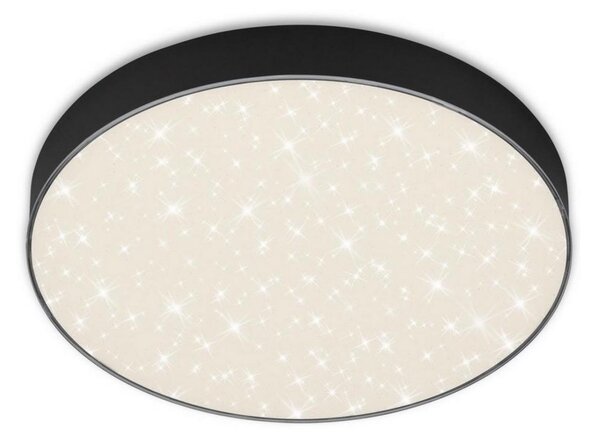 Briloner 7074-415 - LED Stropní svítidlo STAR SKY LED/21W/230V pr. 28 cm černá
