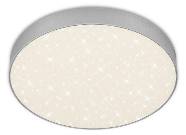 Briloner 7074-414 -LED Stropní svítidlo STAR SKY LED/21W/230V pr. 28 cm stříbrná