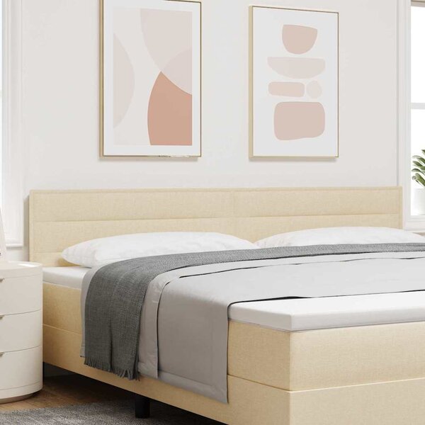 VidaXL Čelo postele 200 cm textil [42007038] Barva: Černý