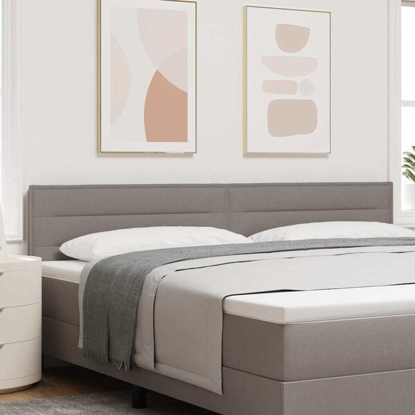 VidaXL Čelo postele 200 cm textil [42007038] Barva: Černý