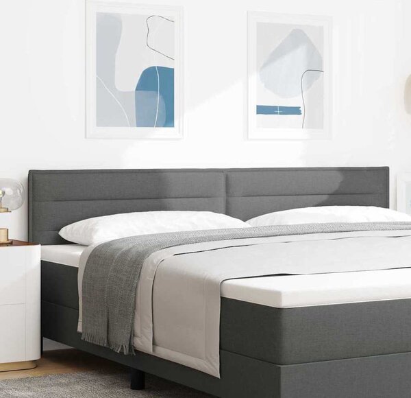 VidaXL Čelo postele 200 cm textil [42007038] Barva: Černý