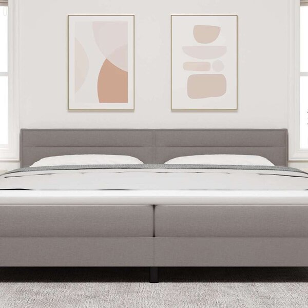 VidaXL Čelo postele 200 cm textil [42007038] Barva: Černý