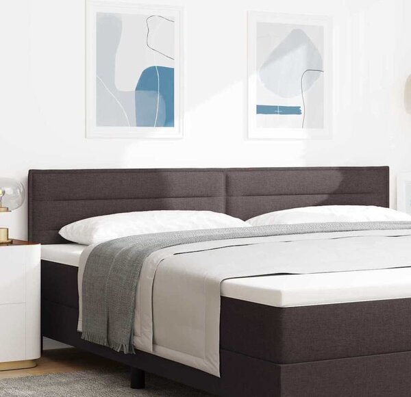 VidaXL Čelo postele 200 cm textil [42007038] Barva: Černý