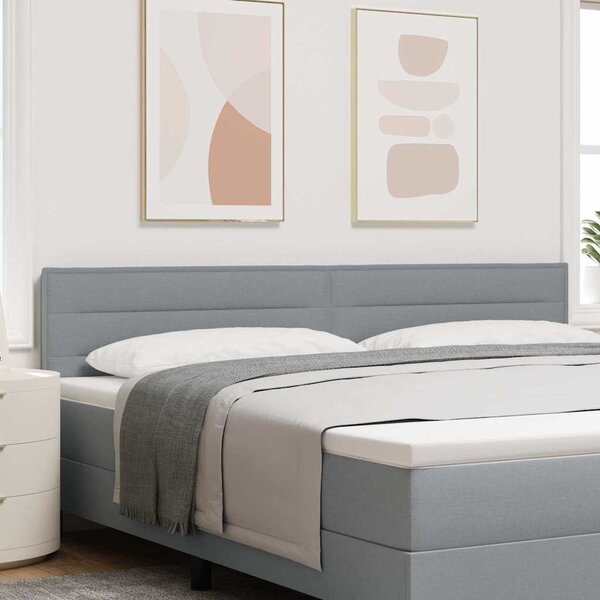 VidaXL Čelo postele 200 cm textil [42007038] Barva: Černý