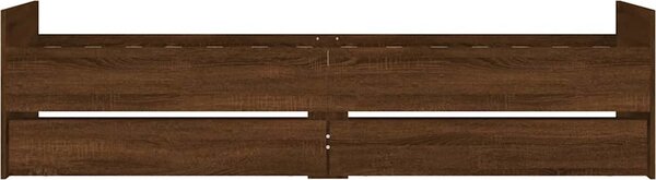 VidaXL Rám postele se zásuvkami 90 x 190 cm [3207378] Barva: dub sonoma
