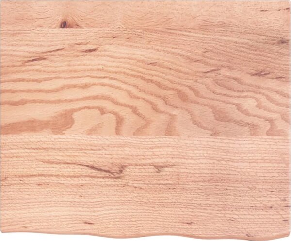 VidaXL Koupelnová deska 60x50x2 cm ošetřený masiv [3156011] Barva: Přírodní