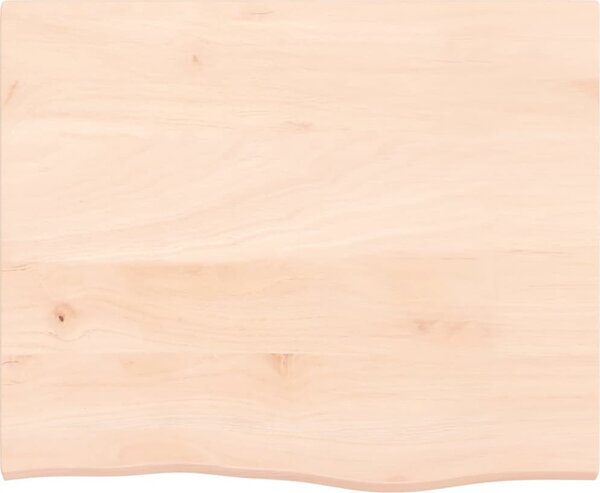 VidaXL Koupelnová deska 60x50x2 cm ošetřený masiv [3156011] Barva: Přírodní