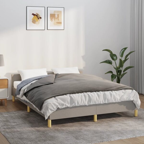 VidaXL Zátěžová deka s povlečením 122 x 183 cm 5 kg textil [3154883] Barva: Šedá