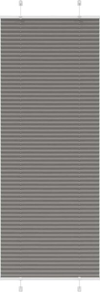 VidaXL Plisovaná roleta 70x200 cm Šířka látky 69,4 cm [4015205] Barva: světle šedá