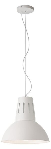 Redo 01-1282 - Lustr na lanku PEEP 1xE27/42W/230V pr. 34,5 cm bílá