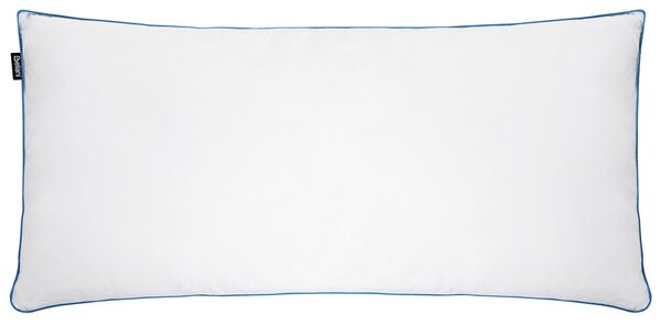 Polštář ANETO Nízká 40 x 80 cm Kachní peří a chmýří Bílá