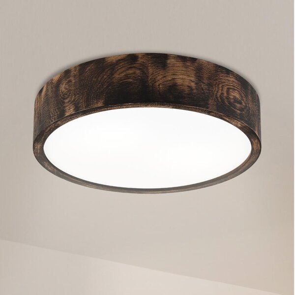 Brilagi - LED Stropní svítidlo CARVALHO SMOKEY LED/36W/230V dub pr. 37,5 cm