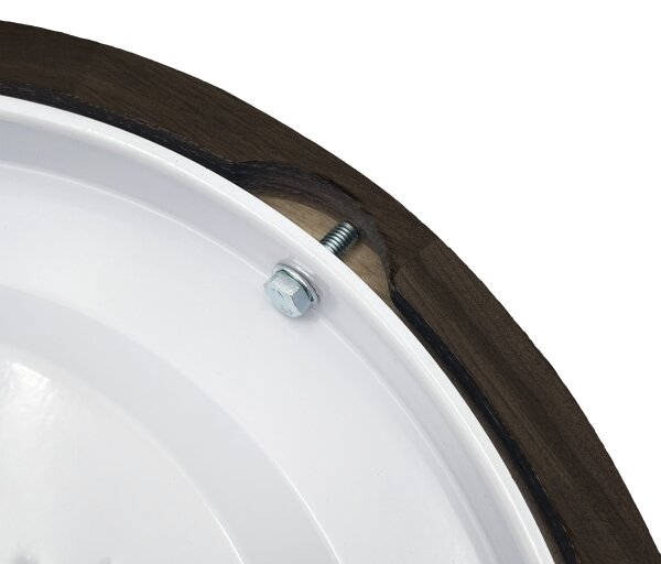 Brilagi - LED Stropní svítidlo CARVALHO SMOKEY LED/20W/230V dub pr. 27,5 cm