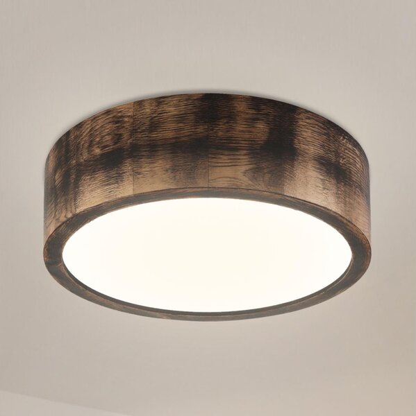 Brilagi - LED Stropní svítidlo CARVALHO SMOKEY LED/20W/230V dub pr. 27,5 cm
