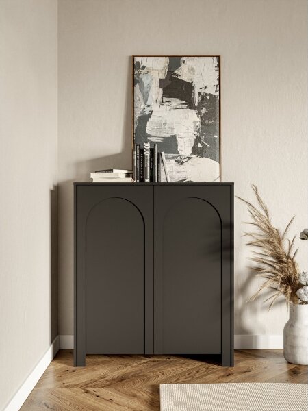 Komoda NIO 100x117x35 cm antracit