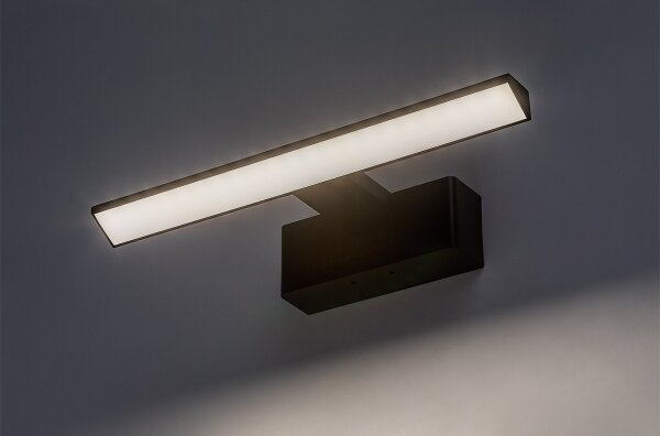 Rabalux 75024 - LED Koupel. osvětlení zrcadla LORIC LED/6W/230V IP44 30 cm černá