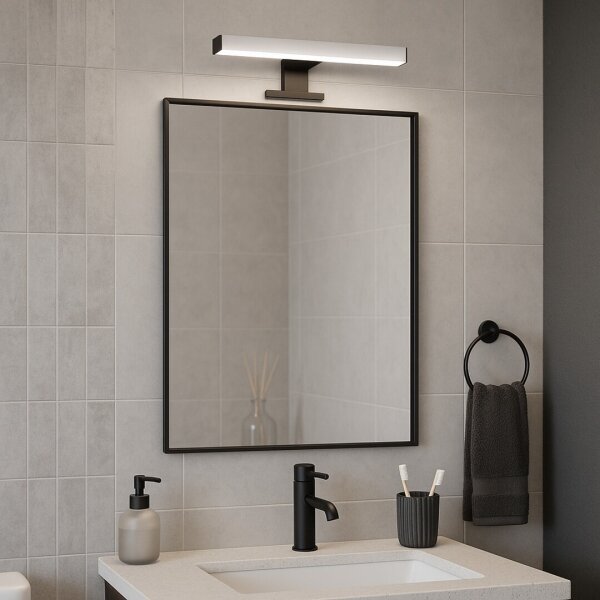 Rabalux 75051 - LED Koupel. osvětlení zrcadla OLIRO LED/6W/230V IP44 40 cm černá
